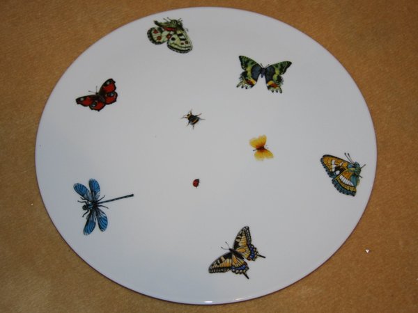 Tortenplatte Schmetterlinge